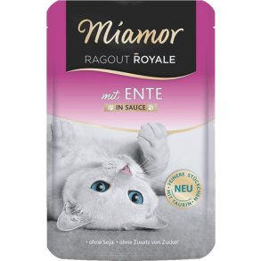 MIAMOR Ragout Royale Duck in sauce - vd kattefoder - 100g