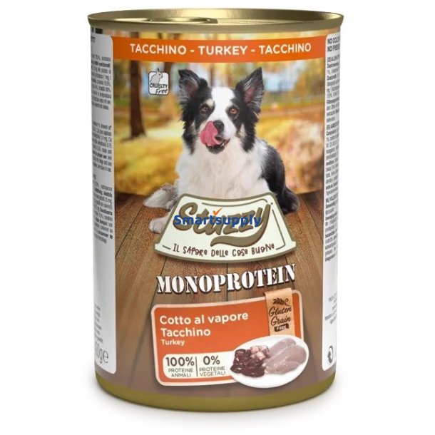 Stuzzy Monoprotein Kalkun - Vdfoder Til Hunde - 400 G