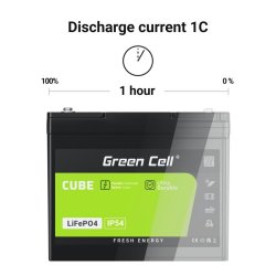 Green Cell LFPGC12V10AH UPS batteri Lithium jern fosfat (LiFePO4) 12,8 V 10 At