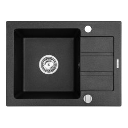 Enkeltvask med aflb Maidsinks Promo 76x44 1B 1D E070053701