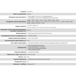 Batterioplader til genopladelige Li-ion-batterier everActive LC-200