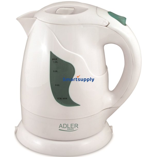 Adler Ad 08 W Elkedel 1 L 850 W Hvid