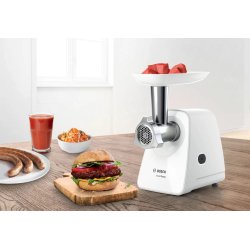Bosch MFW2520W kdhakker 1500 W Rustfrit stl, Hvid
