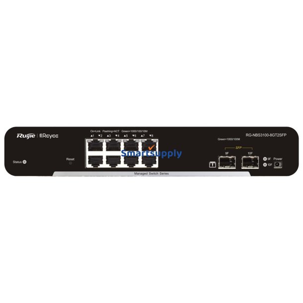 Ruijie Networks Rg-Nbs3100-8Gt2sfp Netvrksswitch Managed L2 Gigabit Ethernet (10/100/1000)