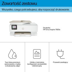 Hp Envy Inspire 7920E Trdls Alt-I-En Farveprinter, Instant Ink, Kopimaskine, Scanner