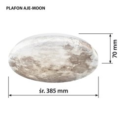 Activejet LED-loftplafond AJE-MOON 24W