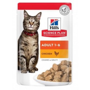 HILL'S Science Plan Adult with chicken - vd kattefoder - 85g