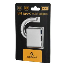 Gembird A-CM-HDMIF-02-SV USB grafisk adapter Slv