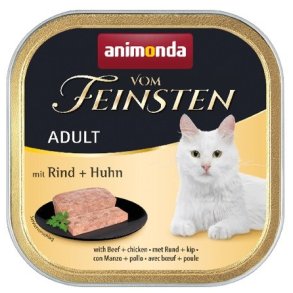 ANIMONDA Vom Feinsten Adult Beef with chicken - vd kattefoder - 100g