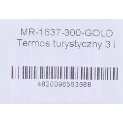 Rejsetermokande 3 l MR-1637-300-GOLD Maestro