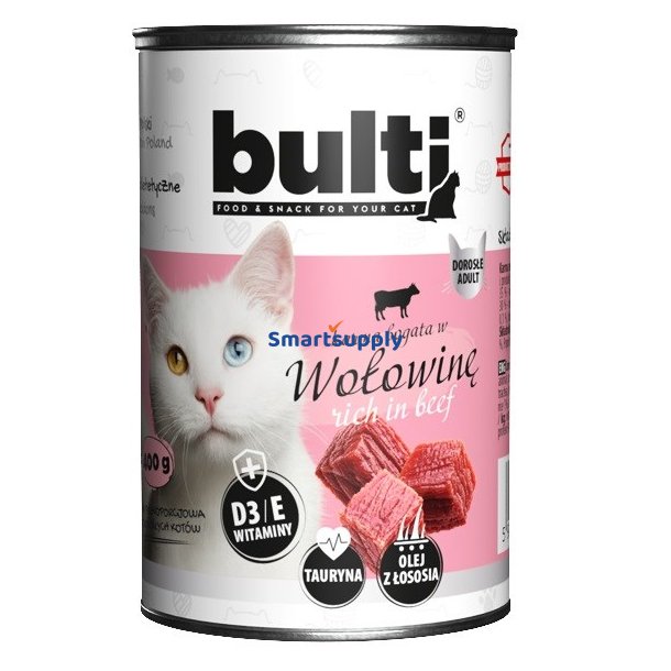 Bulti Rig P Oksekd - Vdfoder Til Katte - 400G