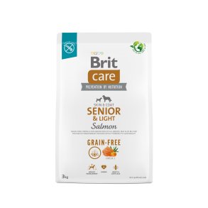 BRIT Care Senior&Light Salmon - trfoder til hunde - 3 kg