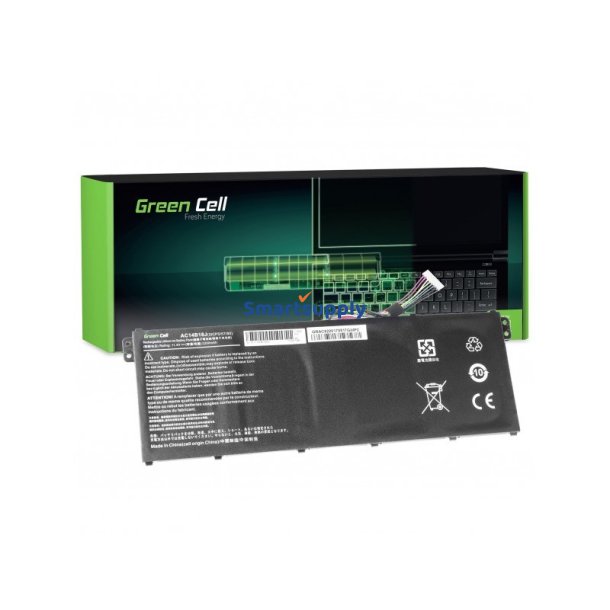Green Cell Ac52 Notebook Reservedel Batteri