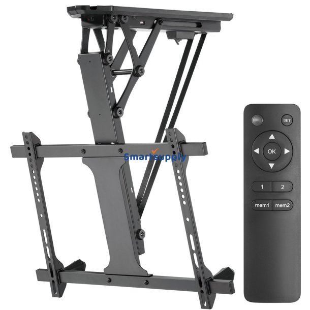 Maclean Mc-880 Elektrisk Loft-Tv-Beslag, 32"-70" 35 Kg Max + Fjernbetjening Max Vesa 600X411