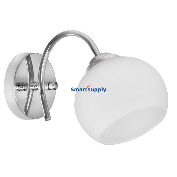 Activejet Klassisk enkelt vglampe - IRMA nikkel E27 til stuen