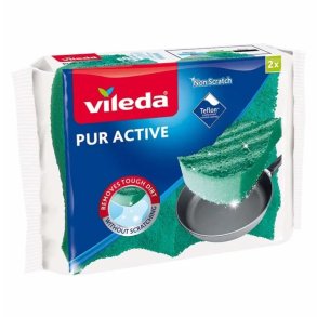 Vileda Pur Active 116509 svamp Rektangulr Grn 2 stk