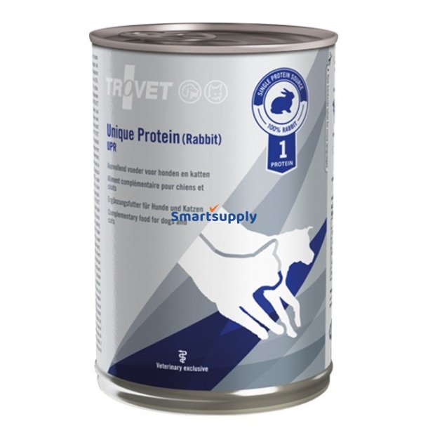 Trovet Unik Protein Upr Med Kanin - Vd Hunde- Og Kattefoder - 400 G