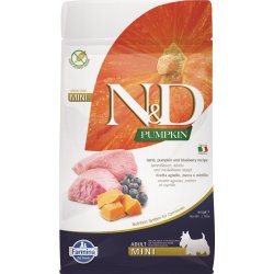 FARMINA N&D Pumpkin Dog Lamb & Blueberry Adult Mini  - trfoder til hunde - 800 g