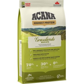 ACANA Highest Protein Grasslands - trfoder til hunde - 11,4 kg