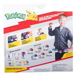 Pokemon W15 Clip 'n' Go Poke Ball Belt Set figur