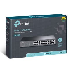 Tp-Link Tl-Sf1024d Netvrksswitch Ustyret Fast Ethernet (10/100) Gr