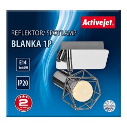 Activejet AJE-BLANKA 1P vgbelysning E14
