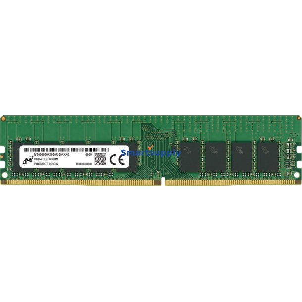 Micron Ecc Udimm Ddr4 16Gb 1Rx8 3200Mhz Pc4-25600 Mta9asf2g72az-3G2r