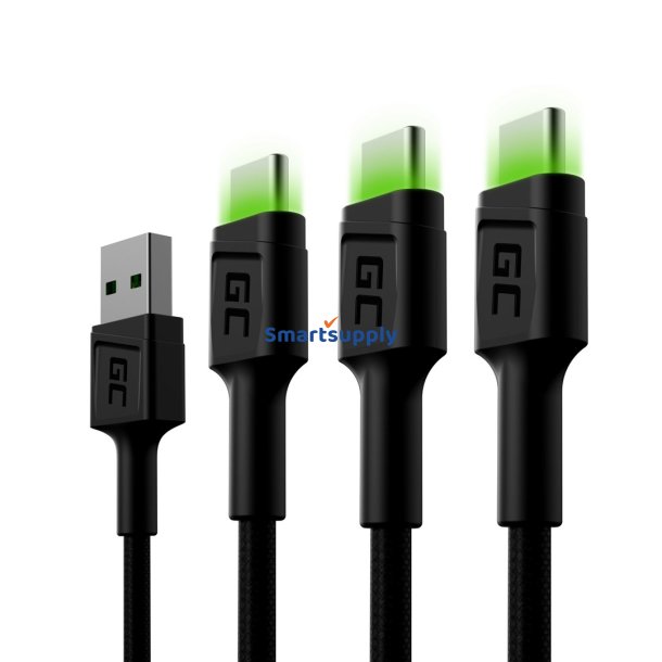 Green Cell St 3X Ray Usb-C 120 cm Kabel