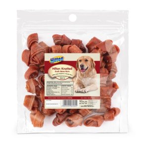 HILTON Knotted Duck Bone 6 cm - hund tygge - 500g