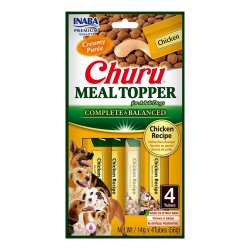 Inaba Churu Meal Topper Kylling - Hundegodbid - 4 X 14G