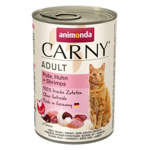ANIMONDA Carny Adult Turkey, chicken and shrimp - vd kattefoder - 400g
