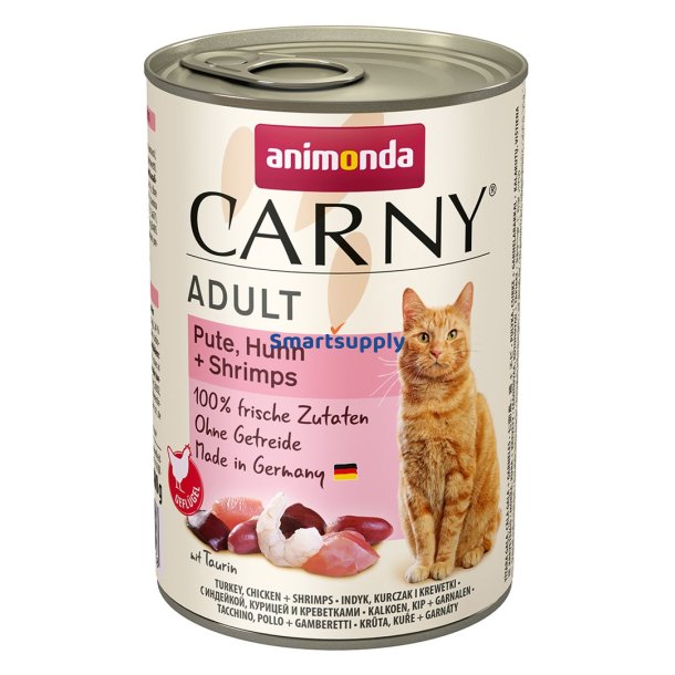 ANIMONDA Carny Adult Turkey, chicken and shrimp - vd kattefoder - 400g