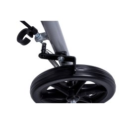 Aluminiumsstativ med fire hjul