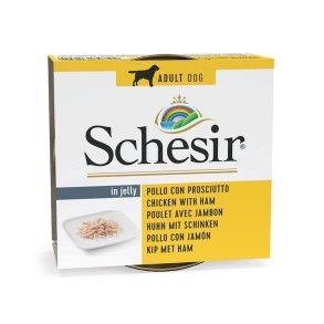 SCHESIR in jelly Chicken with ham - vdt hundefoder - 150 g