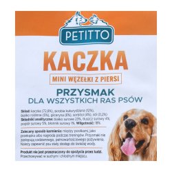 PETITTO Andebryst mini knob - Hundegodbidder - 500 g