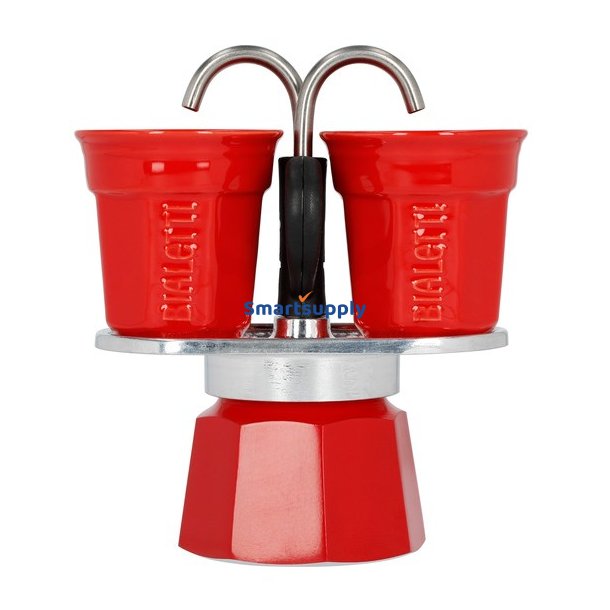 Bialetti Mini Express Kaffemaskine Rd 2Tz + 2 Kopper