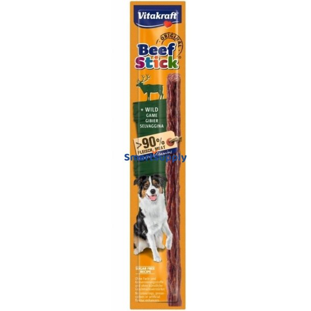 Vitakraft Beef Stick Game - Hundegodbid - 12G