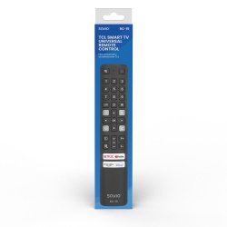Savio Rc-15 Universal/Erstatning For Tcl Smart Tv Fjernbetjening Ir Trdls Tryk P Knapper