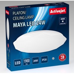 Activejet AJE-MAYA loftbelysning Ikke-udskiftelig pre(r) LED 24 W G