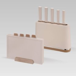 Maestro Mr-1412-Beige Knivst Med Blok + Skrebrtst Beige