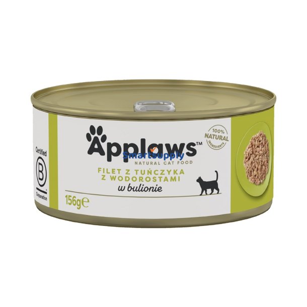 Applaws Tunfilet Med Tang I Bouillon - Vdfoder Til Katte - 156G