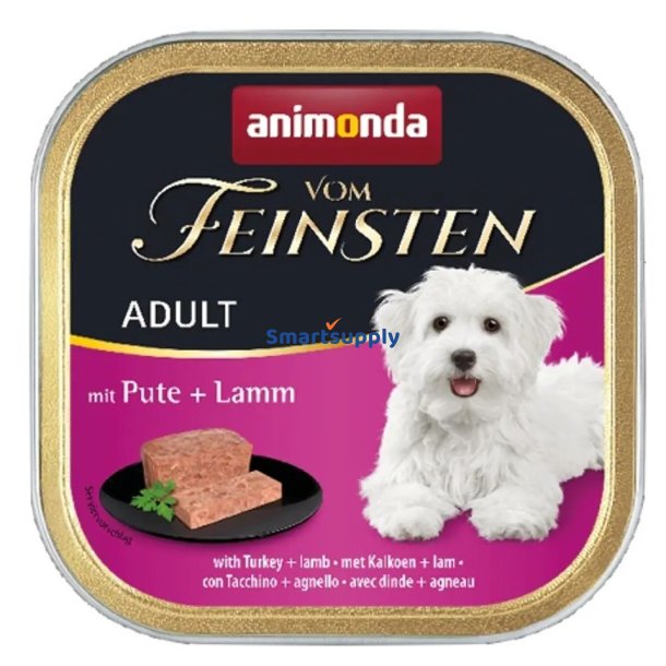 animonda 4017721829656 fugtig mad til hund Kylling, Kalkun Adult 150 g