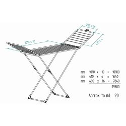 Vgmonteret Trrestativ Vileda Extra