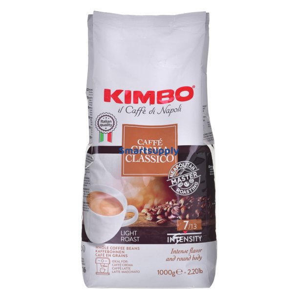 Kimbo Caffe Crema Classico 1 Kg Bnner