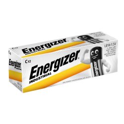 Energizer Industrial Engangsbatteri C LR14 R14 Alkaline 1,5 V 12 stk