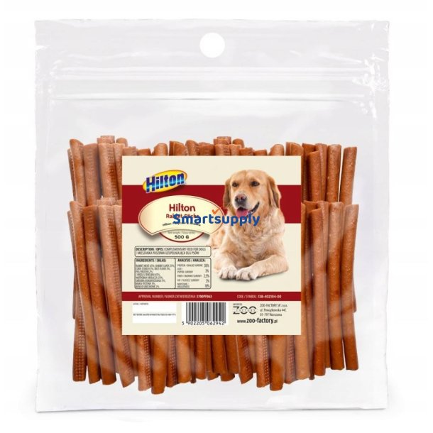 Hilton Soft Rabbit Sticks - Hundegodbid - 500G