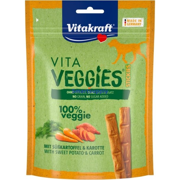 Vitakraft Vita Veggies Stickies Gulerod Med Sd Kartoffel - Hundegodbid - 80 G