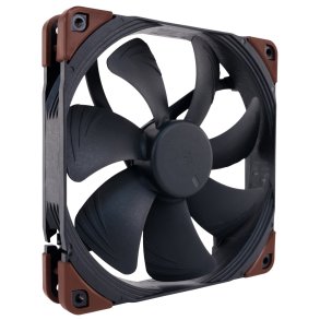 Noctua NF-A14 INDUSTRIALPPC-2000 PWM Computerkabinet Ventilator 14 cm Sort, Brun 1 stk