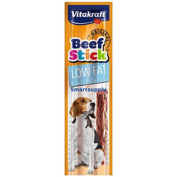 Vitakraft Beef Stick Low Fat Med Kalkun - Hundegodbid - 12 G
