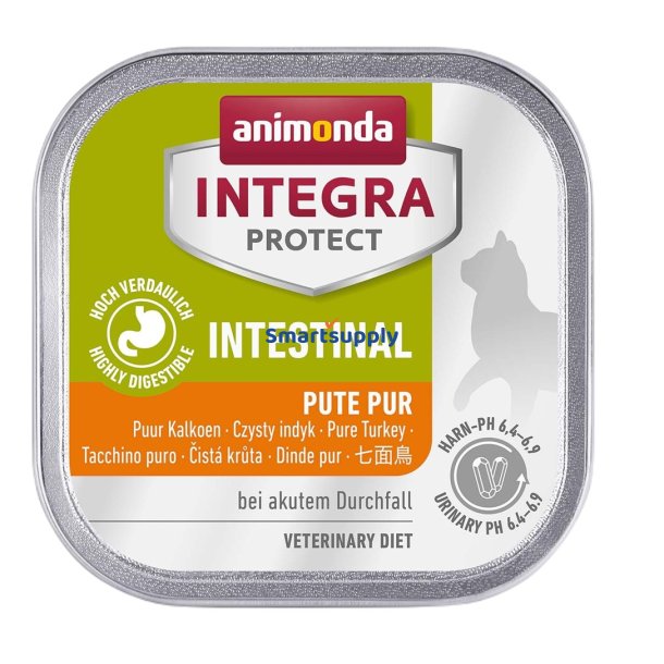 Animonda Integra Protect Intestinal Kalkun Med Ris - Vdfoder Til Katte - 100G